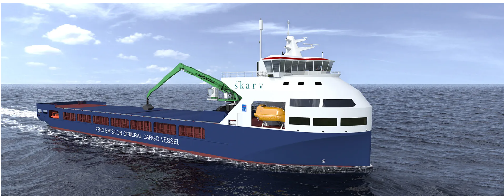 Low-Emission Short-Sea Cargo Ship Project Wins Enova Funding