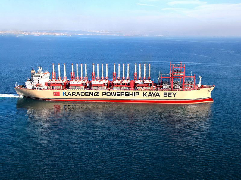 South Africa Gives Mooring Rights to Turkish Power Ships